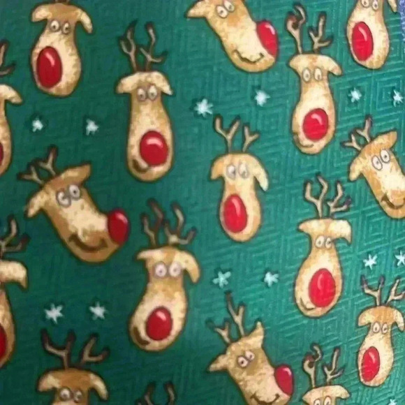 Men’s Rudolph Christmas tie - Picture 3 of 5